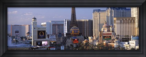 Framed Hotels on the Strip Las Vegas NV Print