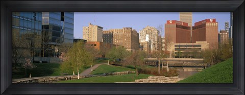 Framed Downtown Omaha NE Print