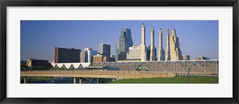 Framed Bartle Hall Kansas City MO Print