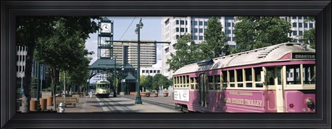 Framed Main Street Trolley Memphis TN Print