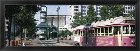 Framed Main Street Trolley Memphis TN Print