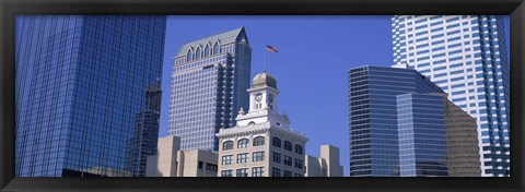 Framed Old City Hall Cityscape Tampa FL Print