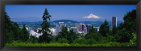 Framed Mt Hood Portland Oregon USA Print