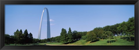 Framed Gateway Arch, St Louis MO Print