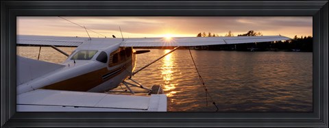 Framed Sea plane, Lake Spenard, Anchorage, Alaska Print