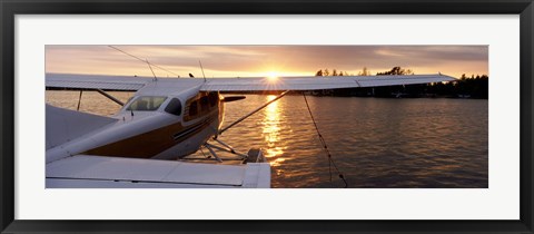 Framed Sea plane, Lake Spenard, Anchorage, Alaska Print