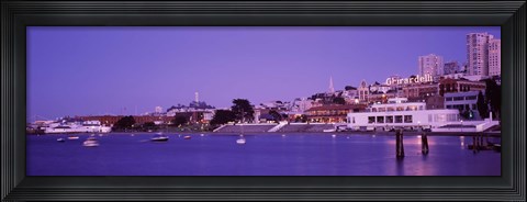 Framed Ghirardelli Square, San Francisco, California, USA Print
