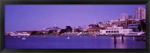 Framed Ghirardelli Square, San Francisco, California, USA Print