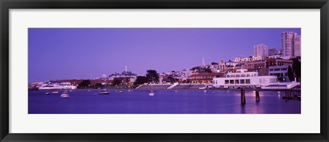 Framed Ghirardelli Square, San Francisco, California, USA Print