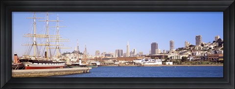 Framed San Francisco and Harbor Print