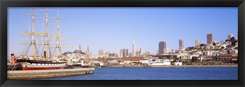 Framed San Francisco and Harbor Print