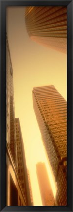 Framed Buildings in the Financial district, San Francisco, California Print