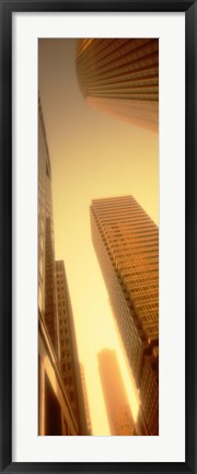 Framed Buildings in the Financial district, San Francisco, California Print