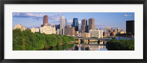 Framed Philadelphia PA in the Day Print