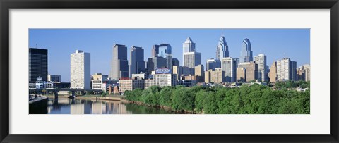 Framed Daytime View of Philadelphia Print
