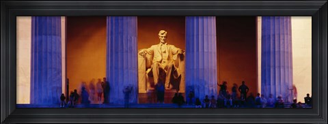 Framed Lincoln Memorial, Washington DC, District Of Columbia, USA Print