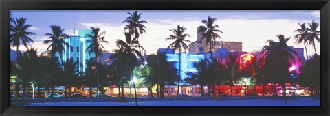 Framed South Beach Miami Beach Florida USA Print