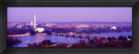 Framed Washington DC from the Water Print