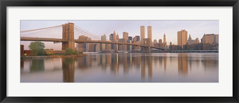 Framed Brooklyn Bridge Manhattan New York City NY Print