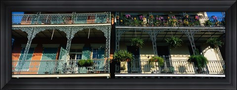 Framed Bourbon Street New Orleans LA Print