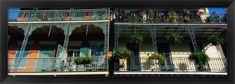 Framed Bourbon Street New Orleans LA Print