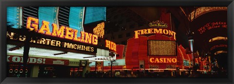 Framed Fremont Street Experience Las Vegas NV Print