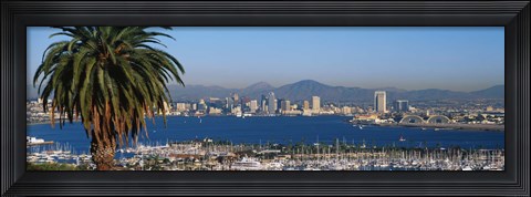 Framed San Diego from a Distance Print