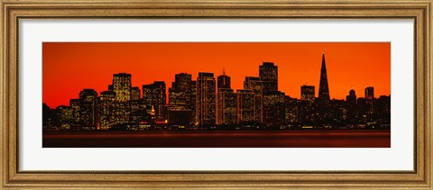 Framed San Franscisco CA Print