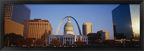 Framed Buildings in St. Louis MO Print