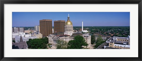 Framed Atlanta skyline during the day, GA Print