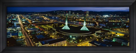 Framed Portland OR Print