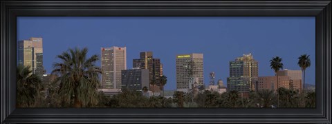 Framed Phoenix at Night Print