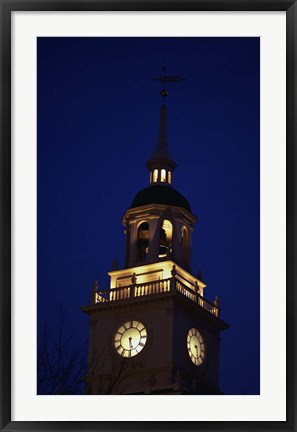 Framed Independence Hall Tower Philadelphia PA Print