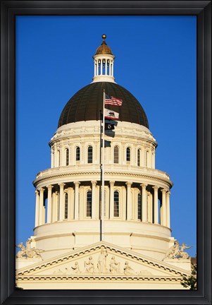 Framed California State Capitol Building Sacramento CA Print