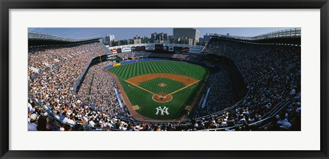 Framed High angle view of a baseball stadium, Yankee Stadium, New York City, New York State, USA Print