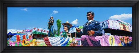 Framed Mardi Gras Floats Print