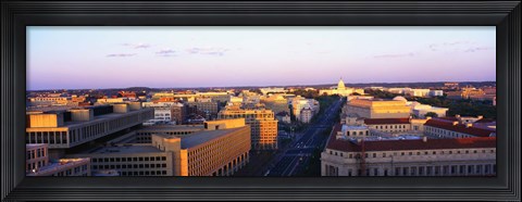 Framed Pennsylvania Ave Washington DC Print