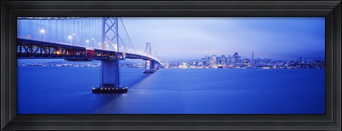 Framed Bay Bridge San Francisco CA Print