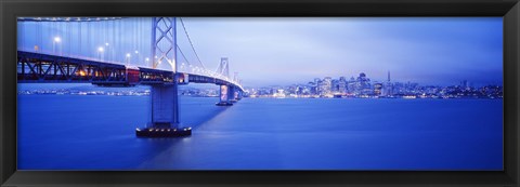 Framed Bay Bridge San Francisco CA Print