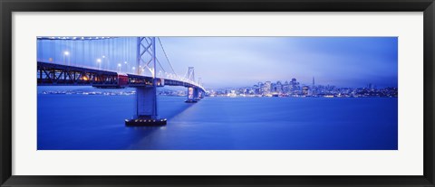 Framed Bay Bridge San Francisco CA Print