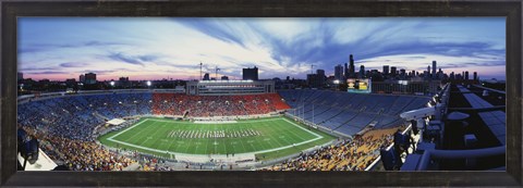 Framed Soldier Field Football, Chicago, Illinois, USA Print