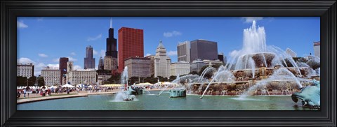 Framed Summer, Chicago, Illinois, USA Print