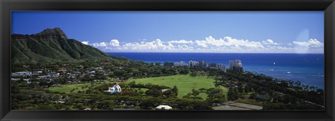 Framed Waikiki Oahu HI Print