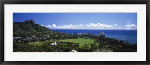 Framed Waikiki Oahu HI Print