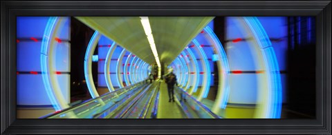 Framed Escalator, Las Vegas Nevada, USA Print