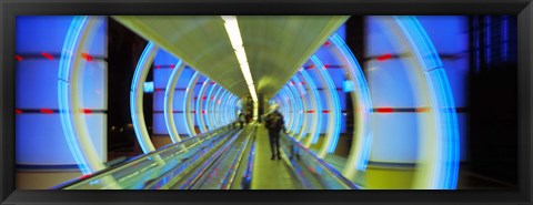 Framed Escalator, Las Vegas Nevada, USA Print