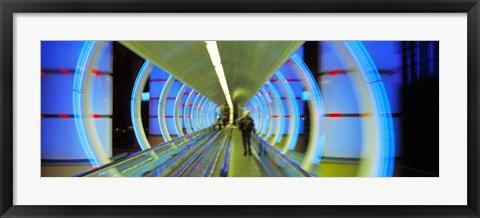 Framed Escalator, Las Vegas Nevada, USA Print