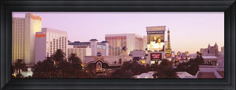 Framed Dusk Las Vegas NV Print