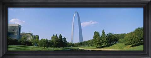 Framed Low angle view of a monument, St. Louis, Missouri, USA Print