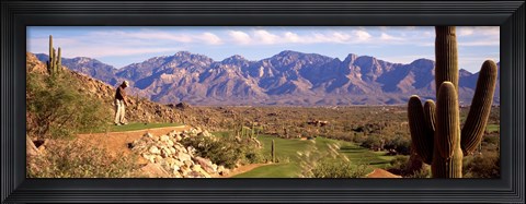 Framed Golf Course Tucson AZ Print